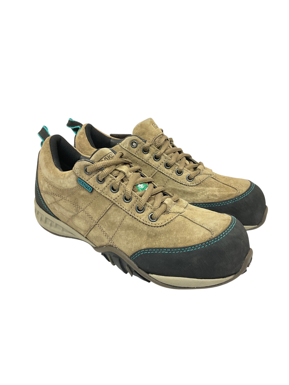 DAKOTA Women's Low-Cut Quad Comfort Approach Hiking Work Shoes Brown Size 7W
